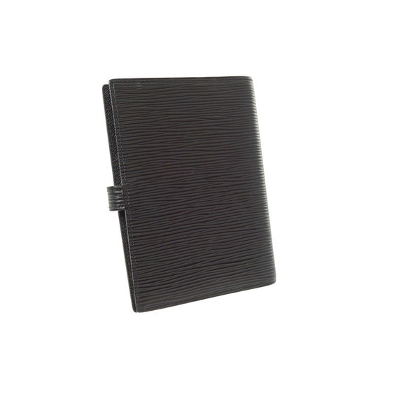 Louis Vuitton Leather Agenda Black Epi PM Business - Picture 1 of 6